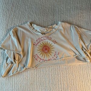 Free People x Vintage Souls extra cropped t-shirt